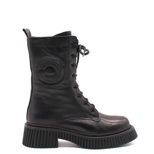 301-104 SIYAH DERI черный мех